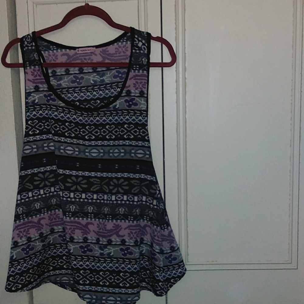 Extra large women's racerback top